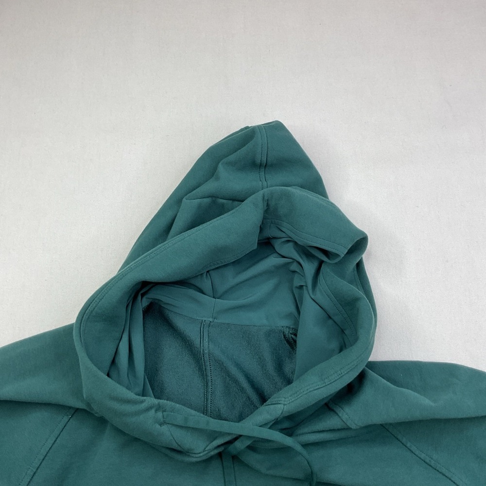 Lululemon Mens City Sweat Pullover Hoodie Green Sz L LM3AUPS Raglan Activewear - Picture 5 of 7